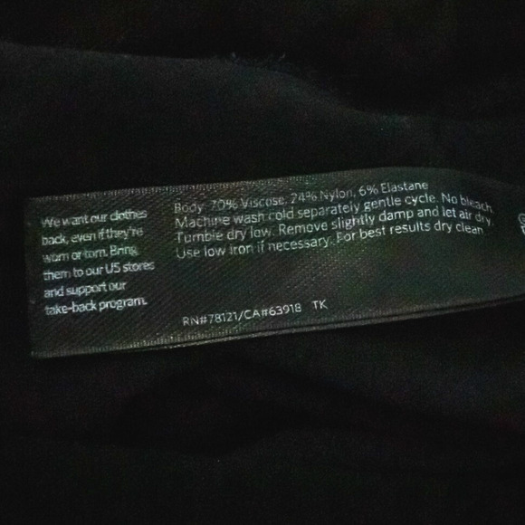 Eileen Fisher Size Medium M Black System Easy Pull On Tapered Leg Viscose Pants - Picture 4 of 5